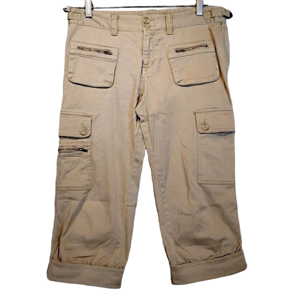 Nevada Women's Brown Cargo Capris in  Size 7/8